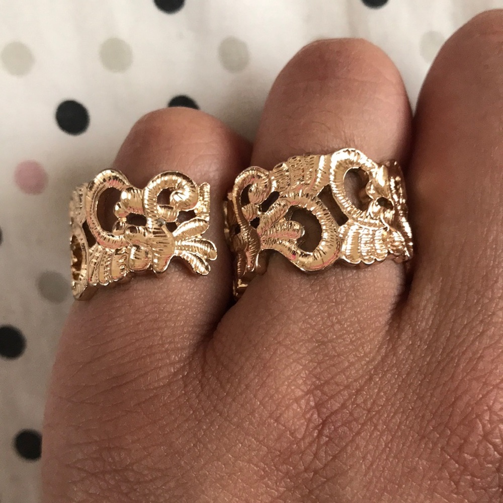 Double Gold Ring - image 1